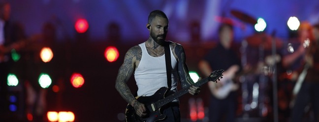 Maroon 5 no Rock in Rio 2026 — Foto: Alexandre Cassiano / Agência O Globo