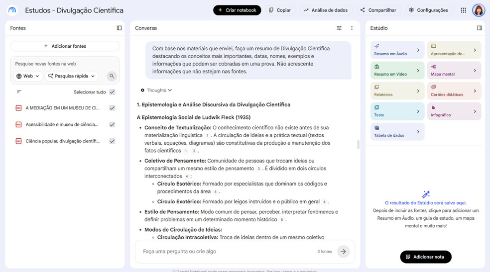 Perplexity + NotebookLM: como usar IAs juntas para estudar melhor