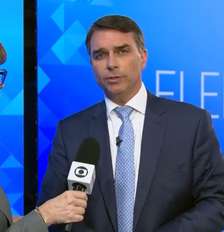 Flávio Bolsonaro diz que pode adotar ideias do adversário Foto: Reprodução/TV Globo