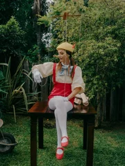 Criaturas e lendas da floresta inspiram fantasias de Halloween dos famosos