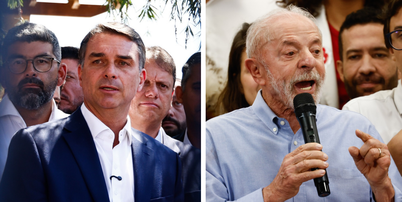 Flávio Bolsonaro (PL) e Lula (PT) seguem no segundo turno das eleições Foto: WILTON JUNIOR/ESTADÃO CONTEÚDO/ESTADÃO CONTEÚDO