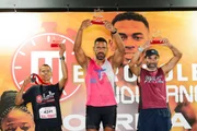 Pódio do PCD 4 KM masculino