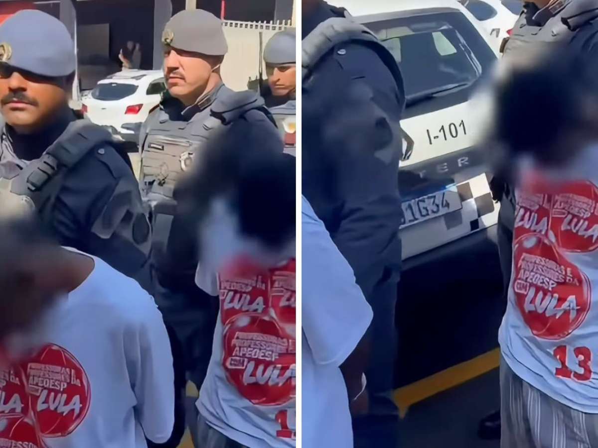 Policiais Militares são acusados de obrigar suspeitos presos a vestirem camisetas do PT