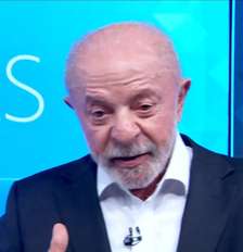 Lula faz considerações finais no debate da Globo Foto: Reprodução/Globo