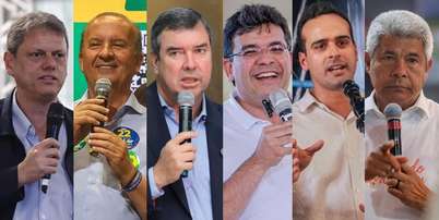 Para vencer no primeiro turno, o candidato a governador precisa obter mais da metade dos votos v&aacute;lidos Foto: Divulga&ccedil;&atilde;o/Reprodu&ccedil;&atilde;o/Redes sociais