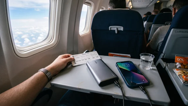 Power bank pode ir na mala despachada? Veja o que é permitido