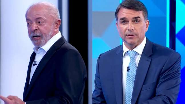 Lula manteve estratégia, enquanto Flávio oscilou entre moderação e agressividade no debate, analisam especialistas