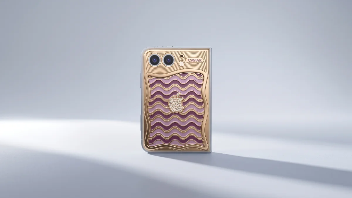 Imagem da matéria: iPhone Duo de ouro com diamantes custa quase meio milhão de reais