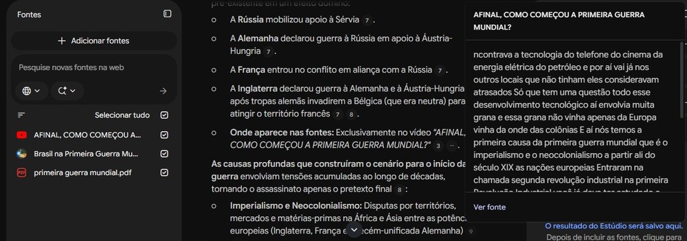 Numeração indica o assunto na fonte — Foto: Diedrich Bader/TechTudo