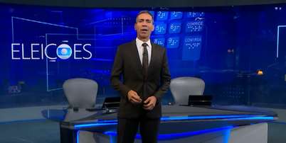 Pela primeira vez, César Tralli será o mediador do debate presencial na Globo Foto: Reprodução