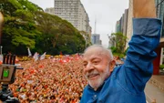 Presidente Lula durante ato "Lula em São Paulo, O Brasil Pronto Pra Mais” na Avenida Paulista, em São Paulo