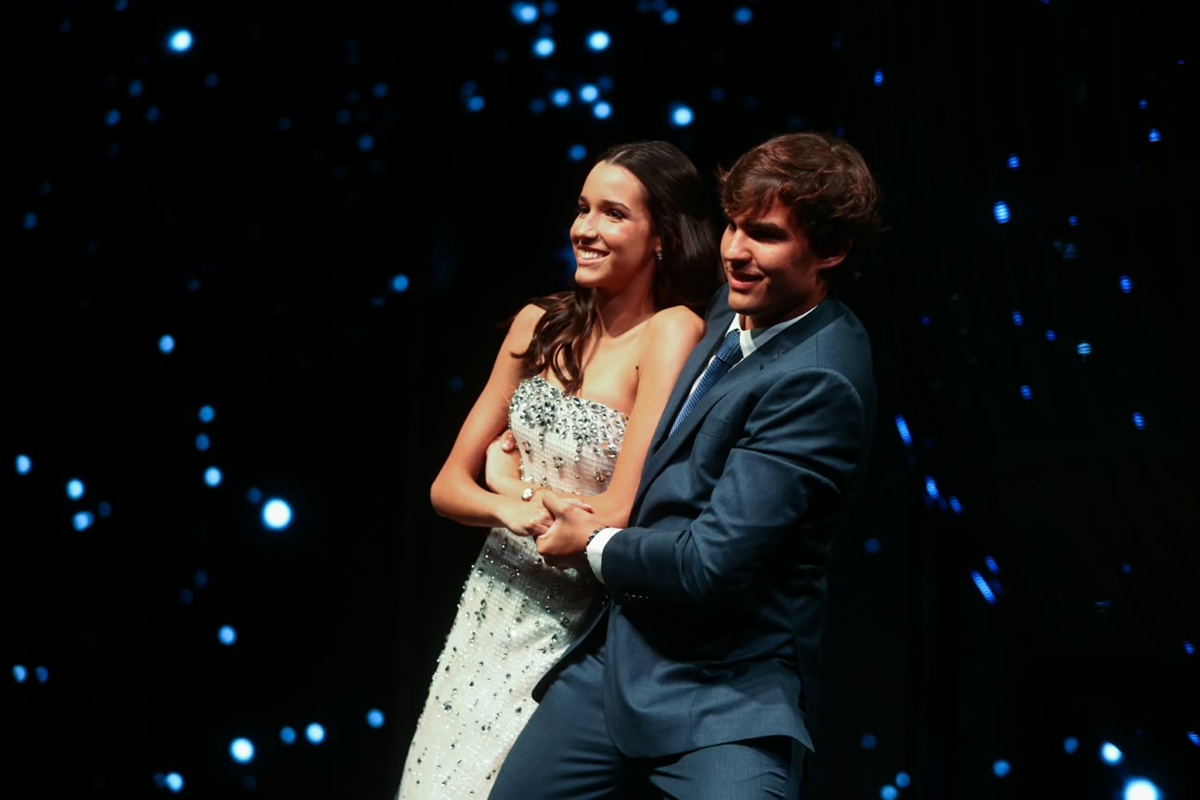 Marita também dançou com o irmão mais velho, Luiz Eduardo Lira