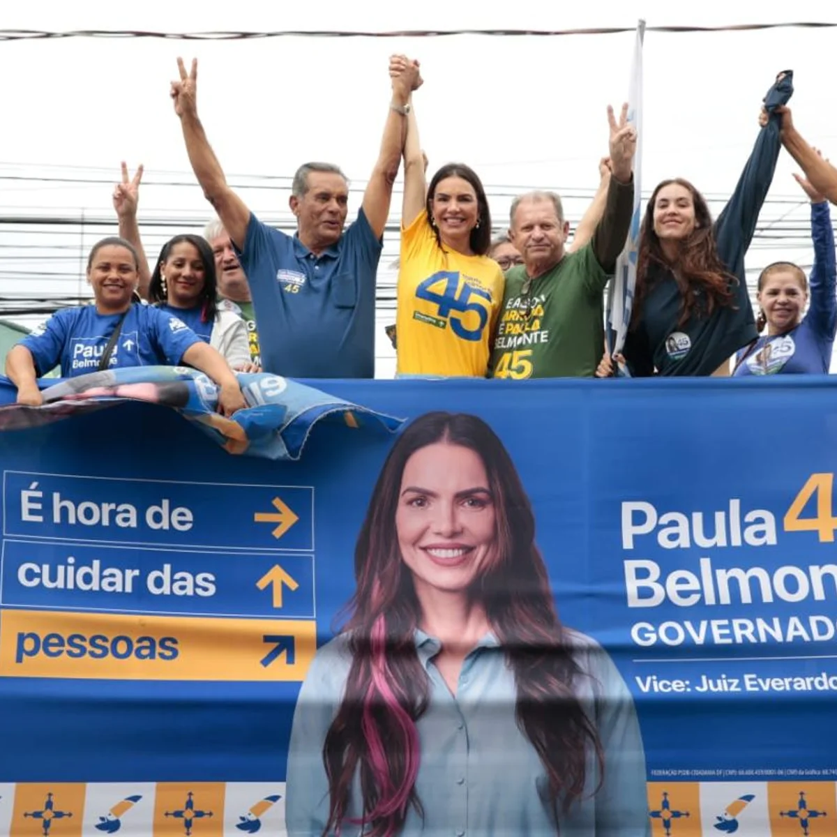Paula Belmonte diz que domingo de votação é dia de "esperança da mudança"