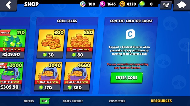 Códigos do Brawl Stars para resgatar em outubro de 2026