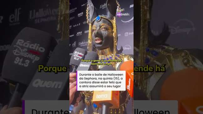 Paolla Oliveira mostra look para coroação na Imperatriz Leopoldinense