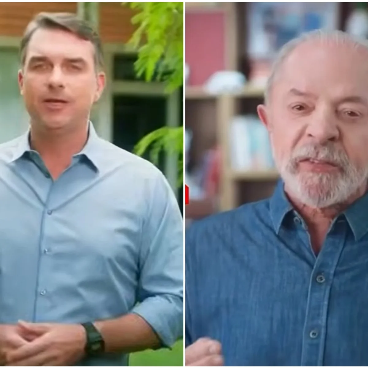 Na TV, Flávio busca eleitorado feminino e Lula critica "tesouraço"
