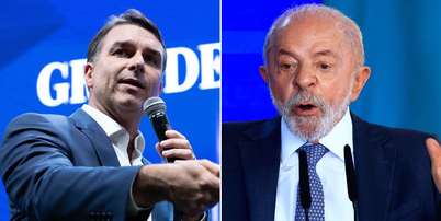 Flávio Bolsonaro (PL) e Lula (PT) estão em empate técnico, segundo o Datafolha Foto: Montagem/RENATO PADALKA/MODUSFOCUS/WILTON JUNIOR / Estadão
