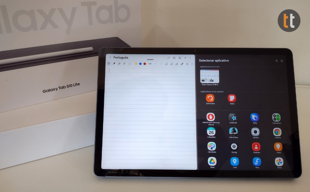 Tab S10 Lite — Foto: Divulgação/TechTudo/Suellen Machado