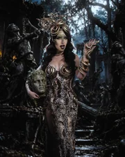 Criaturas e lendas da floresta inspiram fantasias de Halloween dos famosos