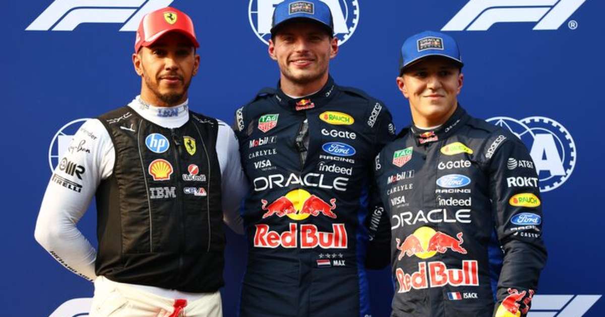 F1: veja o grid de largada para o GP do Bahrein com Verstappen na pole e Bortoleto em 10º