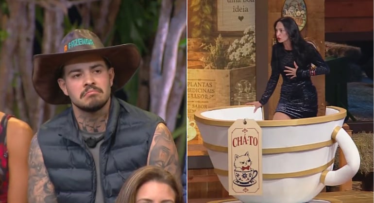 Alfredo Amaral, Eduarda Braum e Igor Monteiro disputam a Prova do Fazendeiro nesta quarta (14)