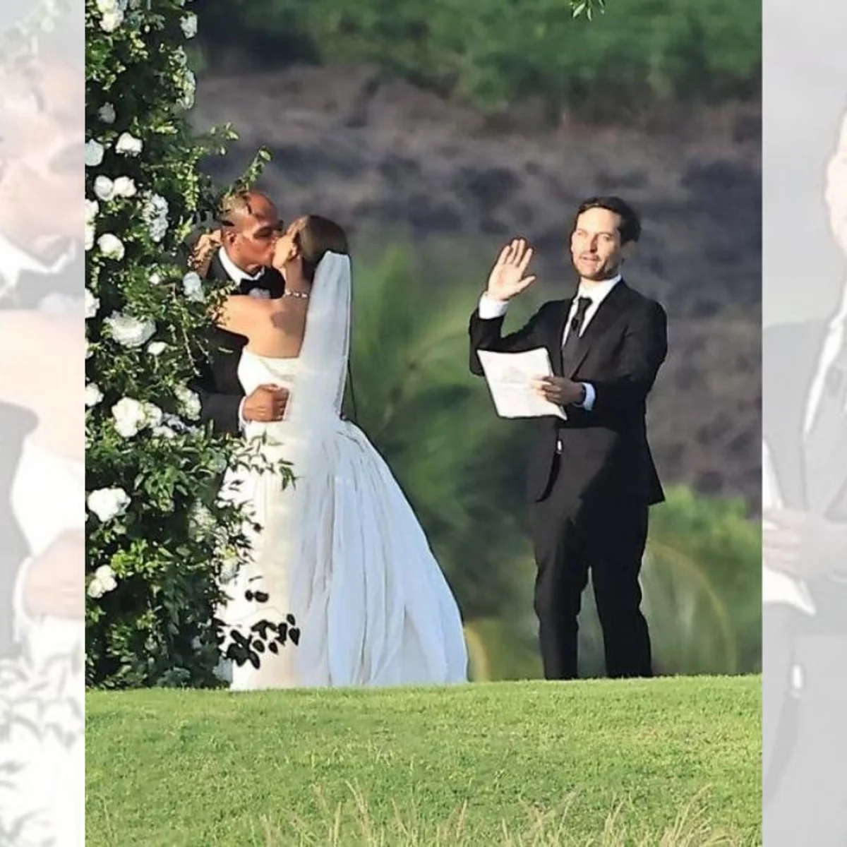 Após divórcio, Tobey Maguire oficializa casamento da ex com bilionário
