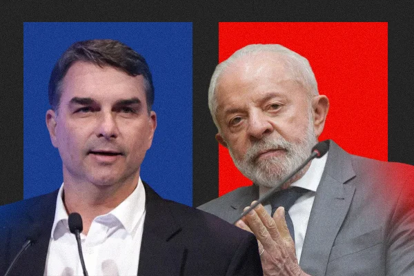 CNT/MDA: no 1° turno, Lula chega a 43,1% e Flávio Bolsonaro, a 38%